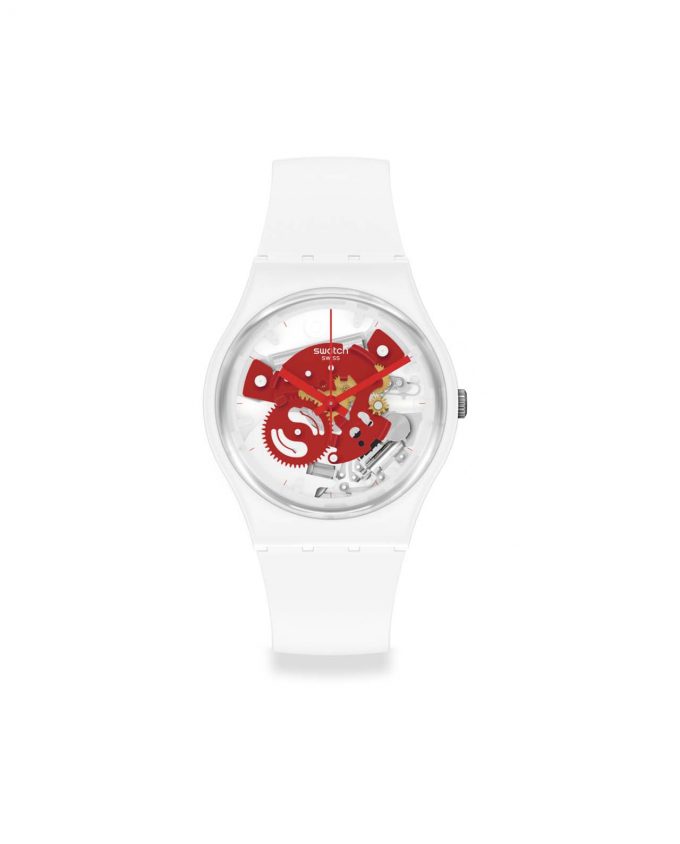 SWATCH TIME TO RED SMALL - SO31W104